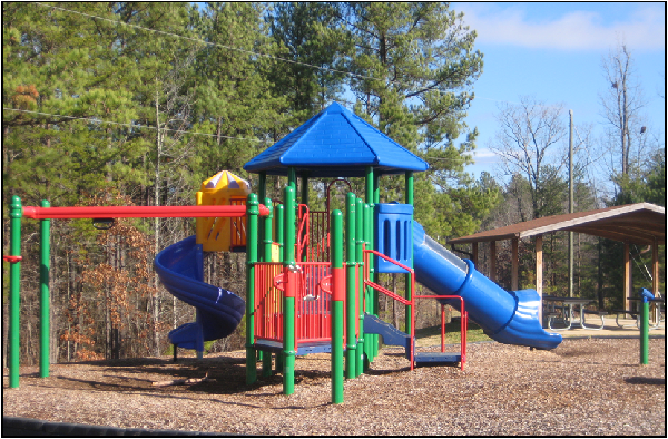 Community park in Efland, North Carolina